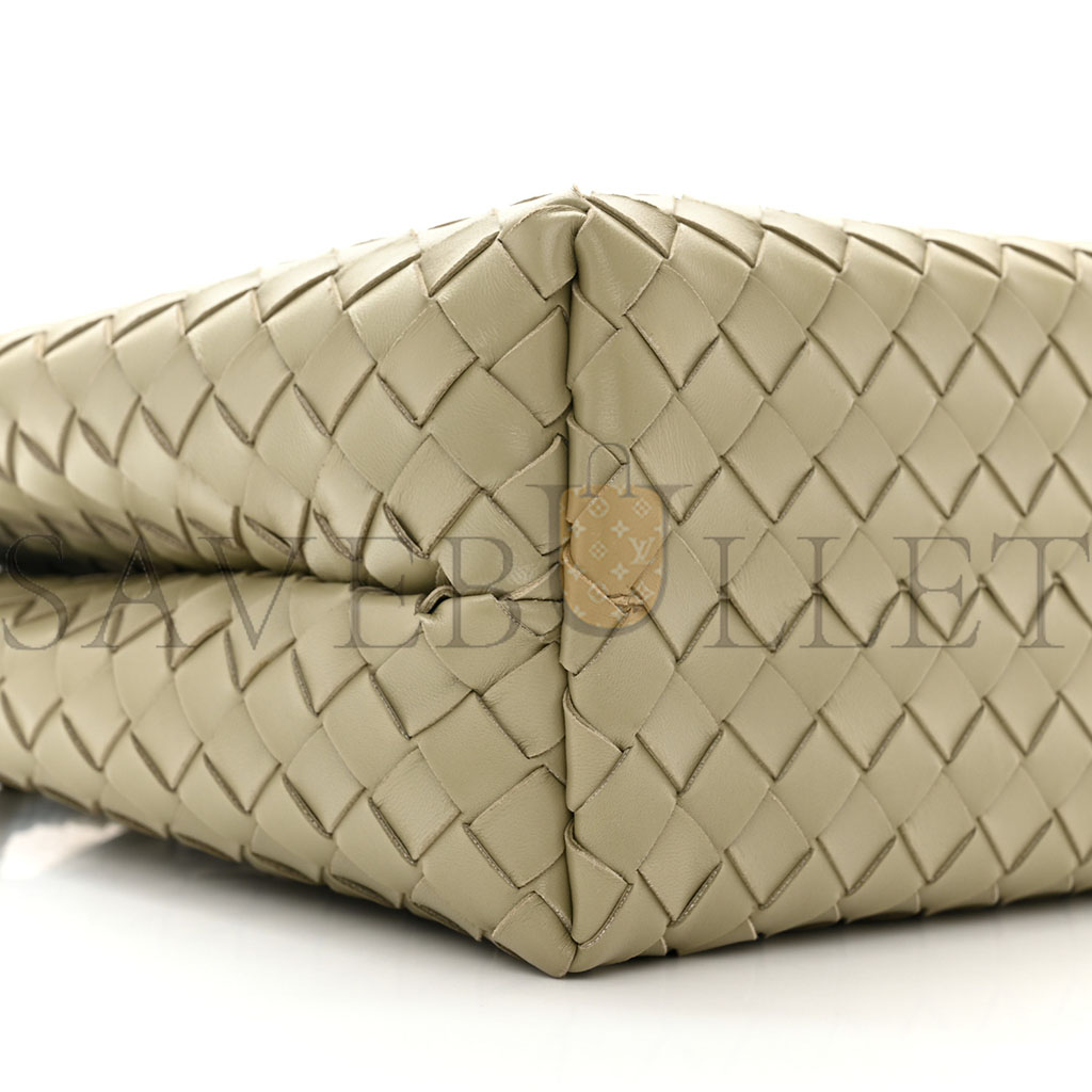 BOTTEGA VENETA NAPPA INTRECCIATO MEDIUM ANDIAMO SHOULDER BAG TRAVERTINE (32*25*11cm)