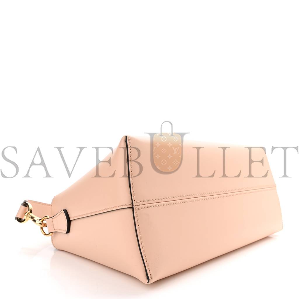 FENDI VITELLO KING LOGO EMBOSSED MEDIUM BY THE WAY BOSTON BAG LIGHT ROSE (27*18*12cm)